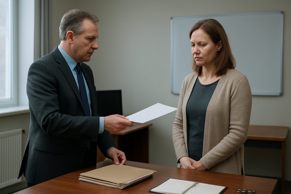 Zwolnienie nauczyciela szkoły niepublicznej - wypowiedzenie i odprawa