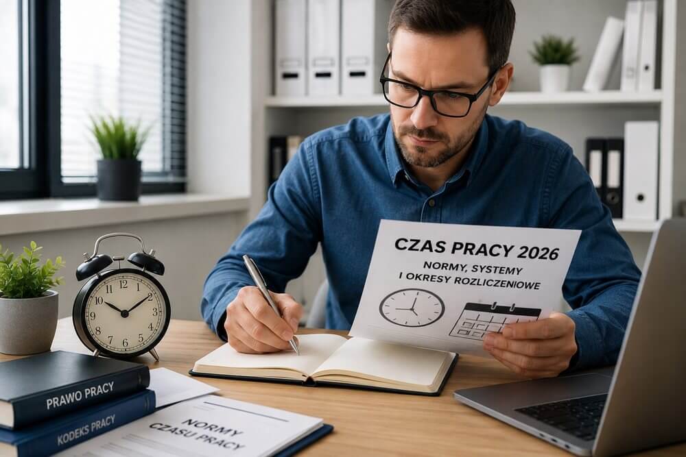 Czas pracy 2026 - normy, systemy i okresy rozliczeniowe