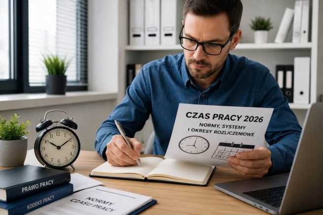 Czas pracy 2026 - normy, systemy i okresy rozliczeniowe